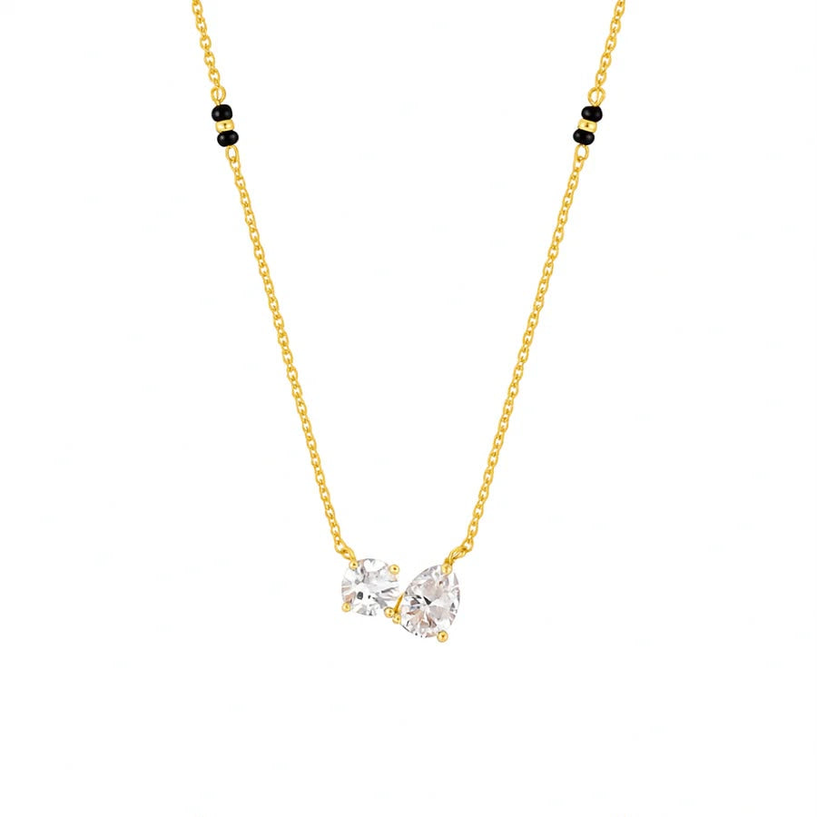 The pair glow Mangalsutra