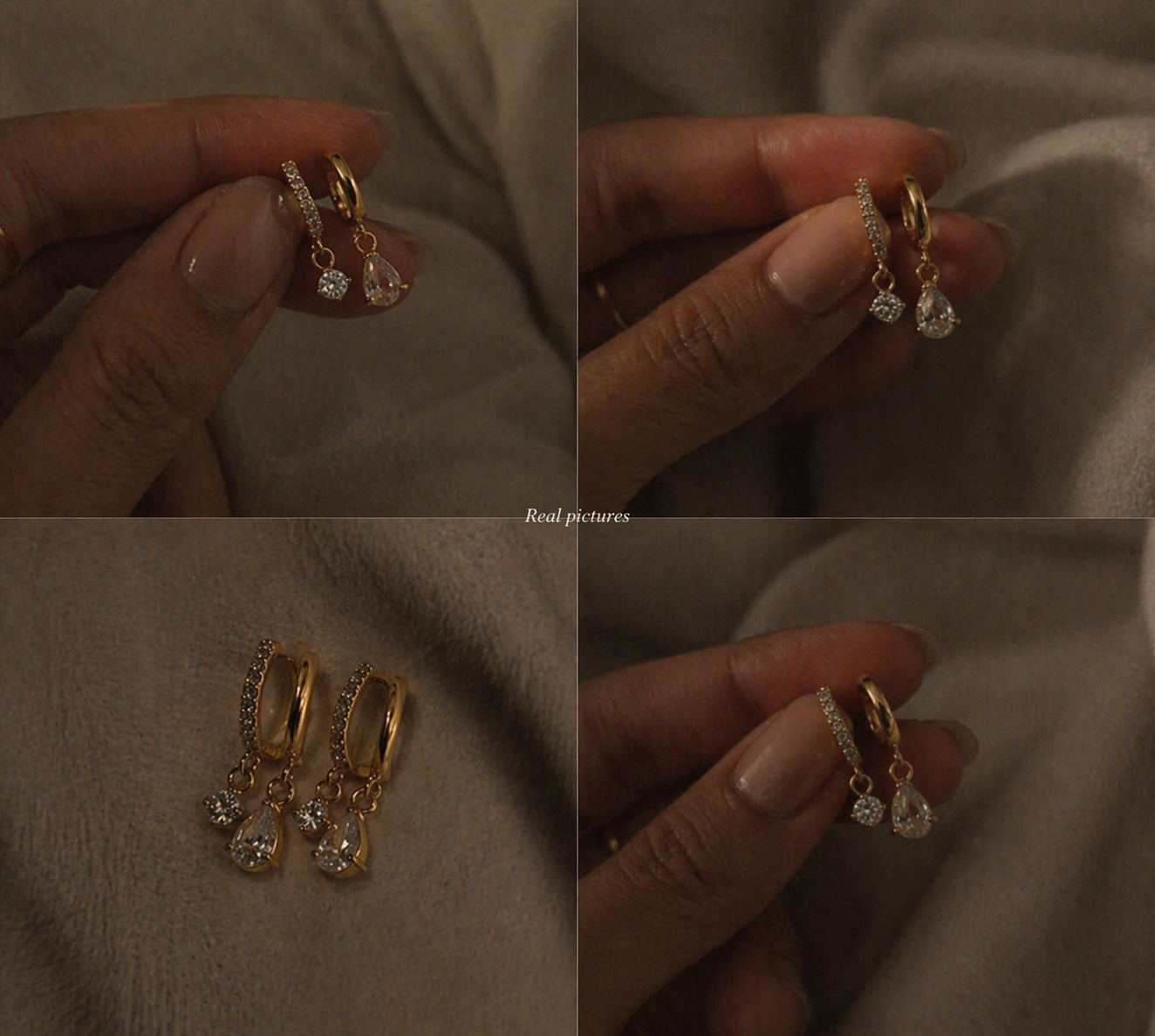 Dual Drop Hoops