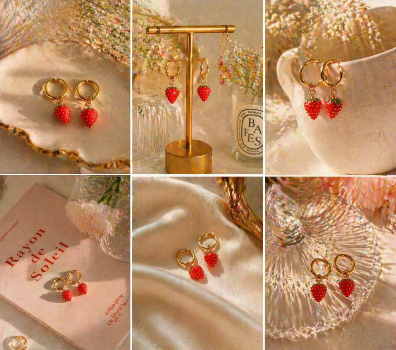 Strawberry Kiss Hoops