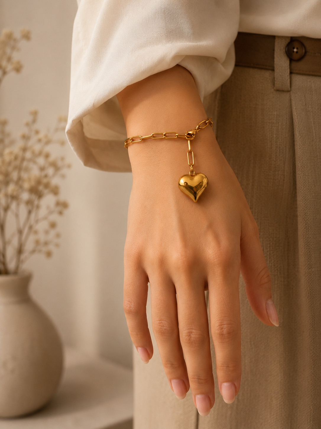 Heart Link Bracelet