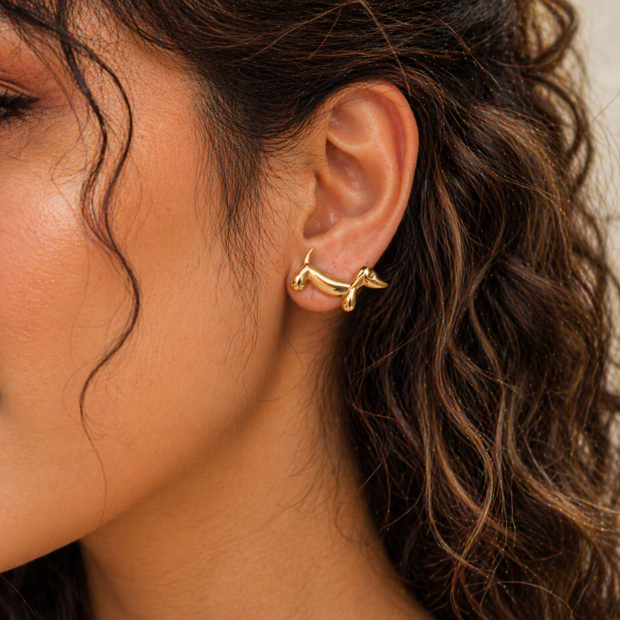 Pawfect Pup Gold Studs