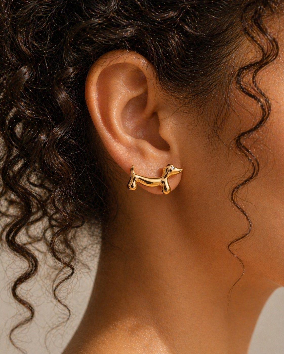 Pawfect Pup Gold Studs