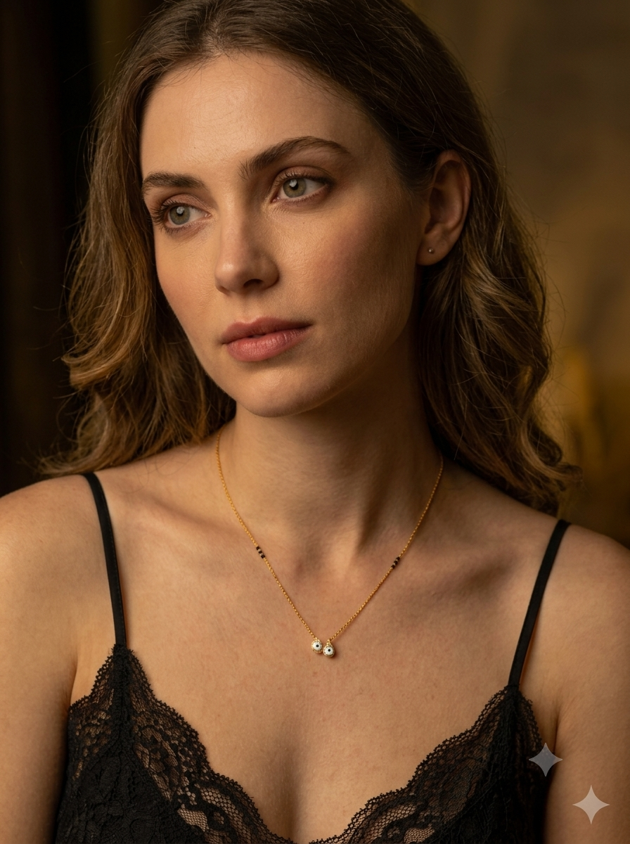 The pair glow Mangalsutra