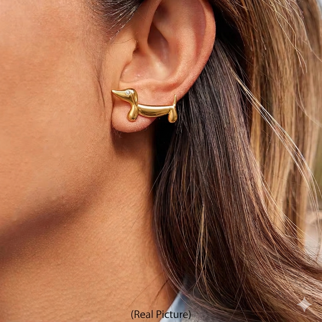 Pawfect Pup Gold Studs