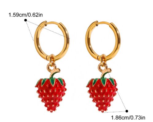 Strawberry Kiss Hoops